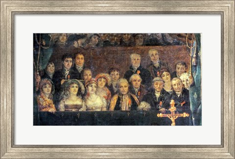 Framed Consecration of the Emperor Napoleon and the Coronation of the Empress Josephine, Crowd Detail Print