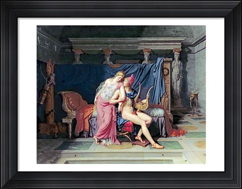 Framed Paris and Helen Print