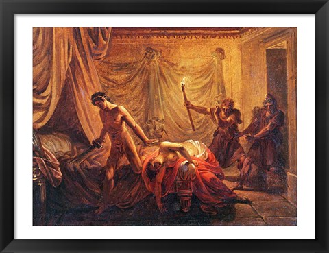Framed Death of Cleonice Print