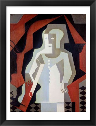 Framed Pierrot, 1919 Print