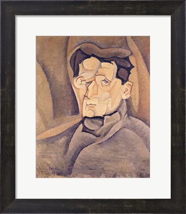 Framed Portrait of Maurice Raynal Print