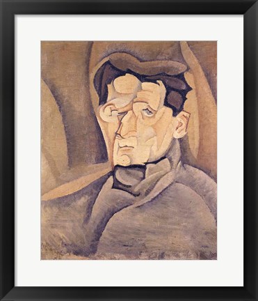 Framed Portrait of Maurice Raynal Print