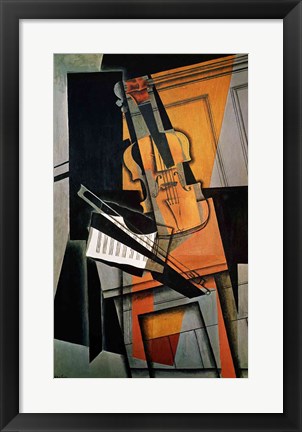 Framed Violin, 1916 Print