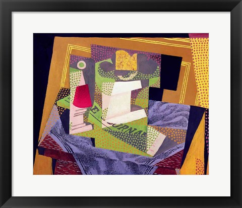 Framed Composition on a Table, 1916 Print