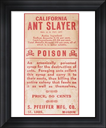 Framed Ant Slayer Print