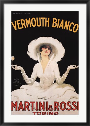 Framed Martini &amp; Rossi Print