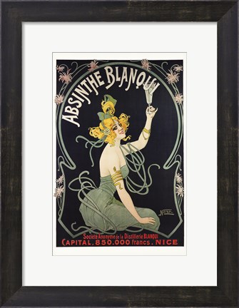 Framed Absinthe Blanqui Print