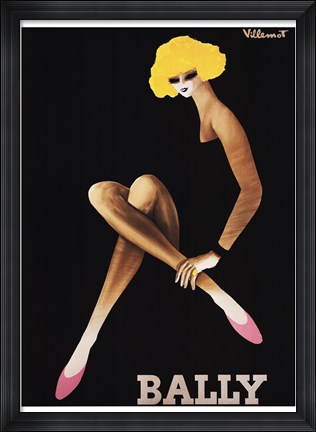 Framed Bally Print
