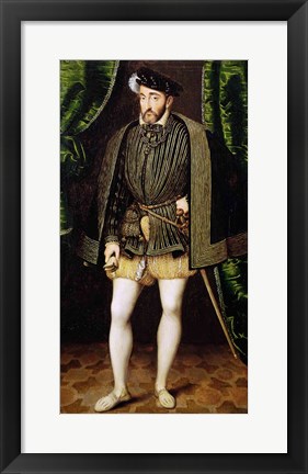 Framed Portrait of Henri II Print