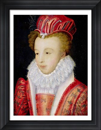 Framed Marguerite de Valois Print