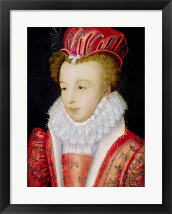 Framed Marguerite de Valois Print