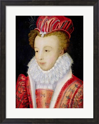 Framed Marguerite de Valois Print