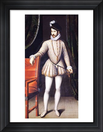 Framed Charles IX King of France Print