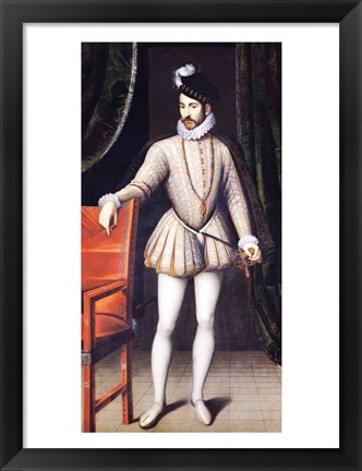 Framed Charles IX King of France Print