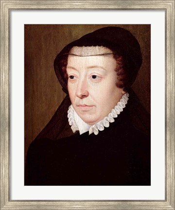Framed Portrait of Catherine de Medici Print