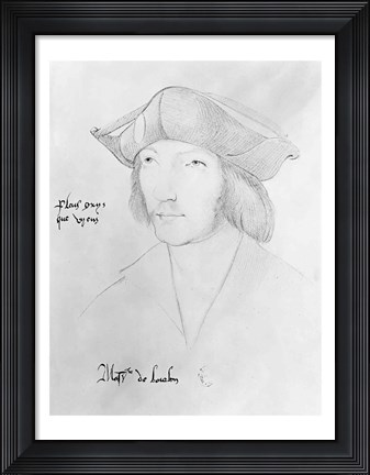 Framed Charles de Bourbon Print