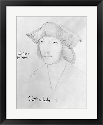 Framed Charles de Bourbon Print