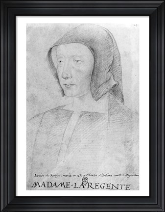 Framed Louise de Savoie Print