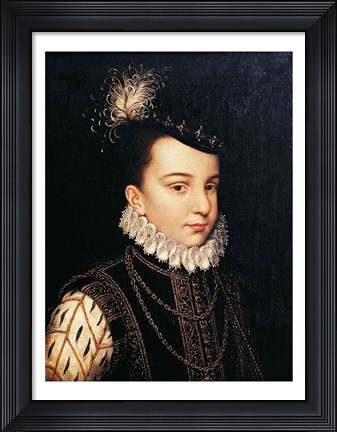 Framed Portrait of Francois Hercule de France Duc d&#39;Alencon Print