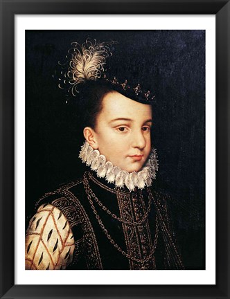 Framed Portrait of Francois Hercule de France Duc d&#39;Alencon Print