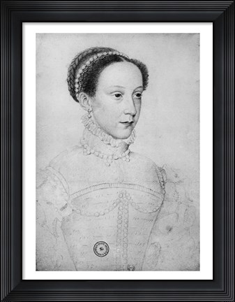 Framed Mary Queen of Scots, 1559 Print