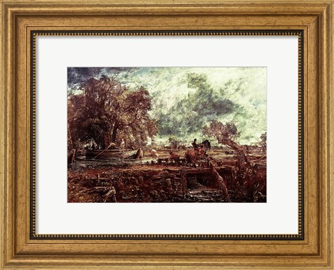 Framed Study for The Leaping Horse, c.1825 Print