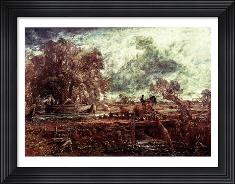 Framed Study for The Leaping Horse, c.1825 Print