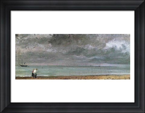 Framed Brighton Beach Print