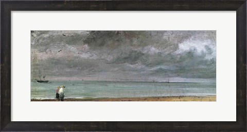 Framed Brighton Beach Print