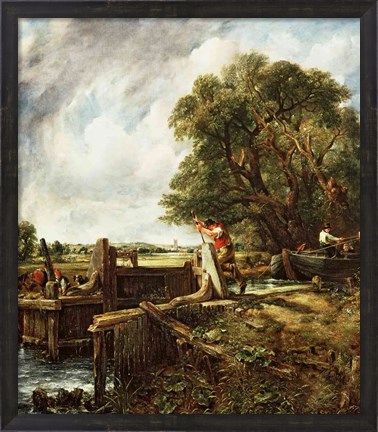 Framed Lock, 1824 Print