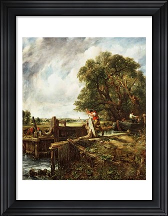 Framed Lock, 1824 Print