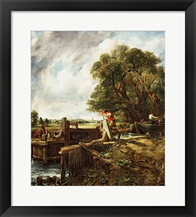 Framed Lock, 1824 Print