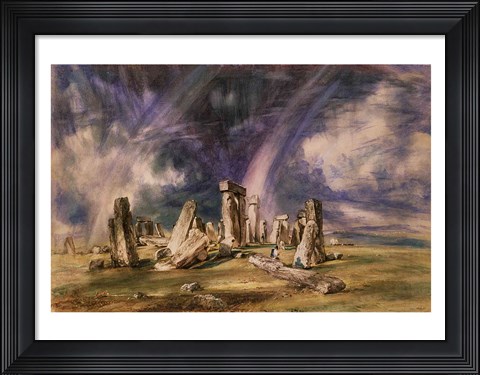 Framed Stonehenge, 1835 Print