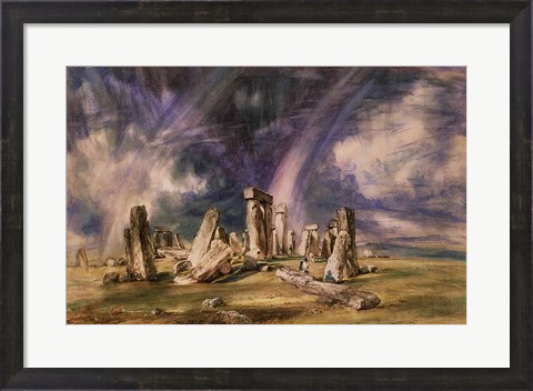 Framed Stonehenge, 1835 Print