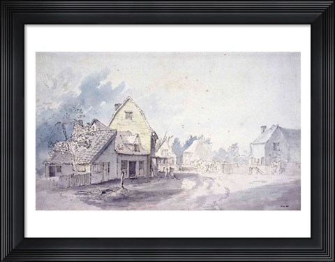 Framed East Bergholt Street Print