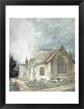 Framed East Bergholt Church, c.1805-11 Print