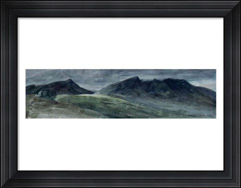 Framed Saddleback and Part of Skiddaw Print