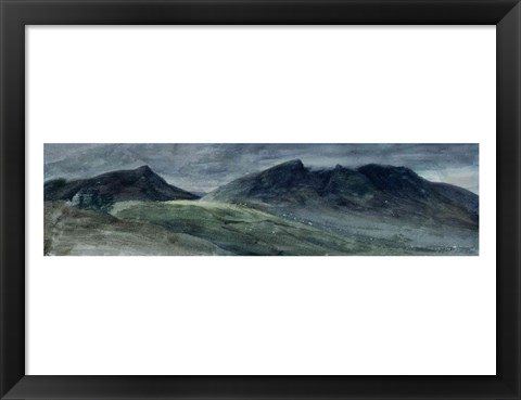 Framed Saddleback and Part of Skiddaw Print