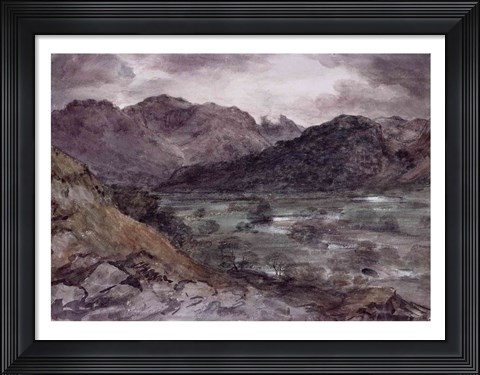 Framed View in Borrowdale Print