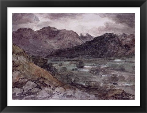 Framed View in Borrowdale Print