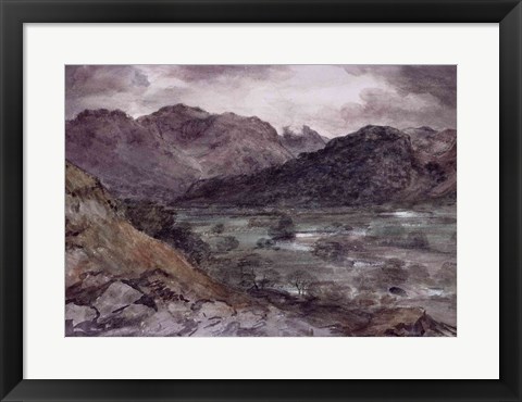 Framed View in Borrowdale Print