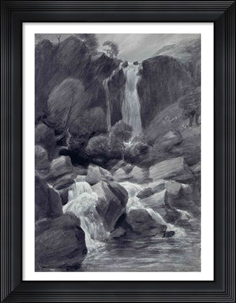 Framed Taylor Ghyll, Sty Head, Borrowdale, 1806 Print
