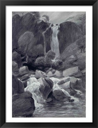 Framed Taylor Ghyll, Sty Head, Borrowdale, 1806 Print