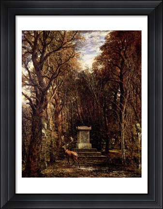 Framed Cenotaph to Reynold&#39;s Memory, Coleorton, c.1833 Print
