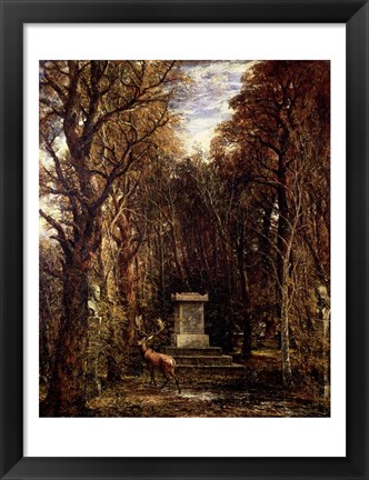 Framed Cenotaph to Reynold&#39;s Memory, Coleorton, c.1833 Print