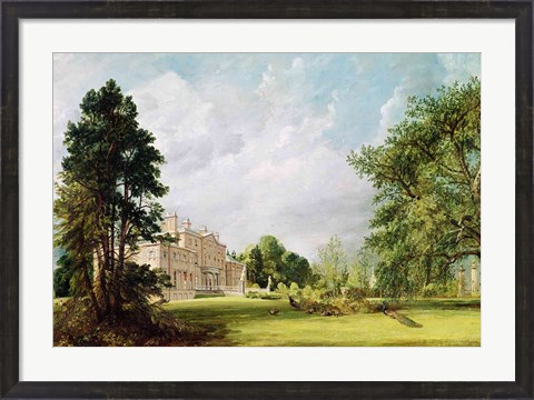 Framed Malvern Hall, Warwickshire, 1821 Print