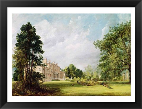 Framed Malvern Hall, Warwickshire, 1821 Print