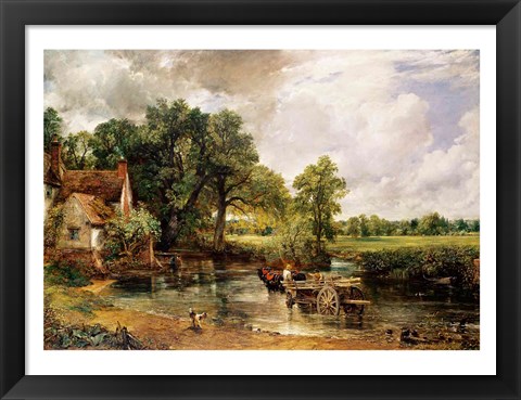 Framed Hay Wain, 1821 Print