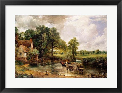 Framed Hay Wain, 1821 Print