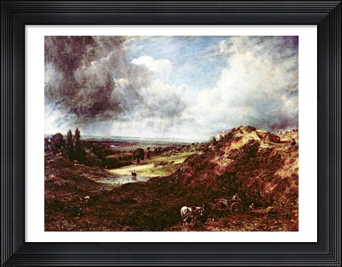 Framed Branch Hill Pond, Hampstead Heath, 1828 Print
